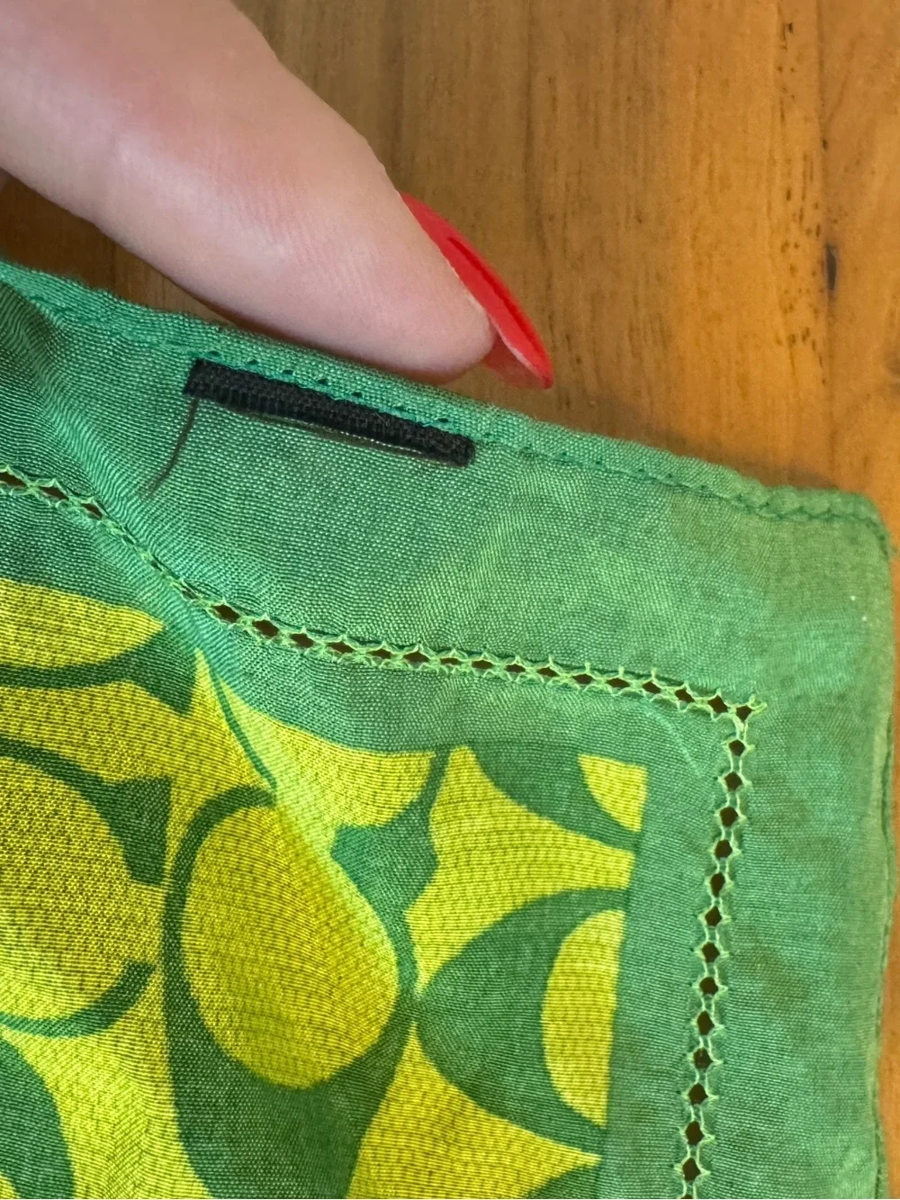 Vintage coach Y2K signature lime green scarf bandana
